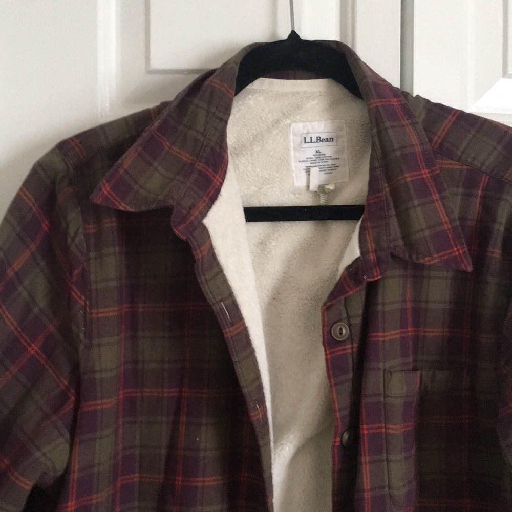 L.L Bean plaid jacket